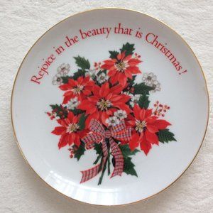 Christmas decor plate; Porcelain;  American Greetings Lasting Memories
